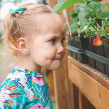 Load image into Gallery viewer, Iridescent Butterfly Earrings