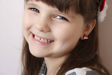 Load image into Gallery viewer, Glitter Santa Hat Acrylic Earrings