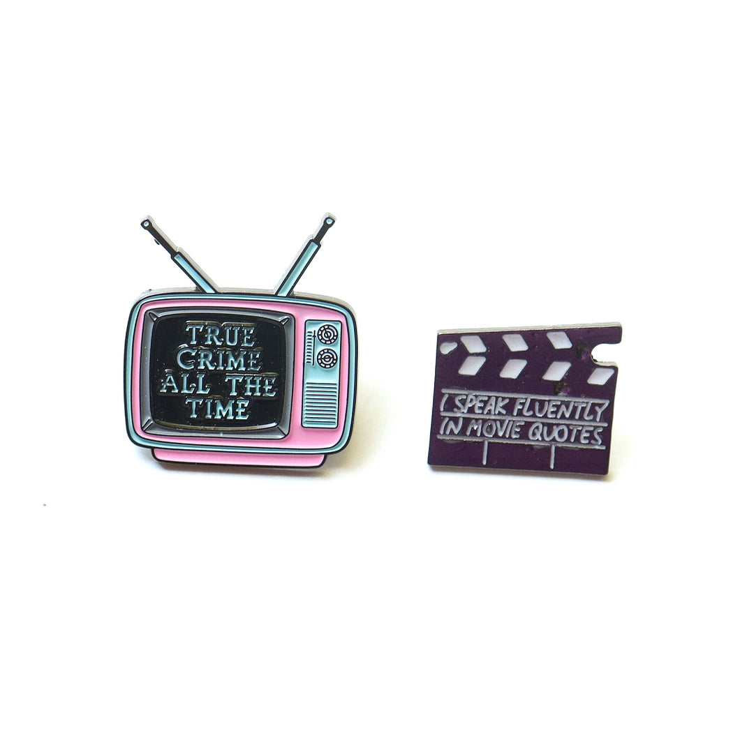 True Crime/Movie Enamel Pins