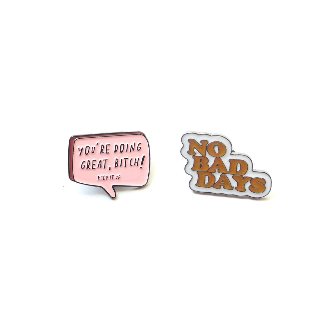 Positive Enamel Pins