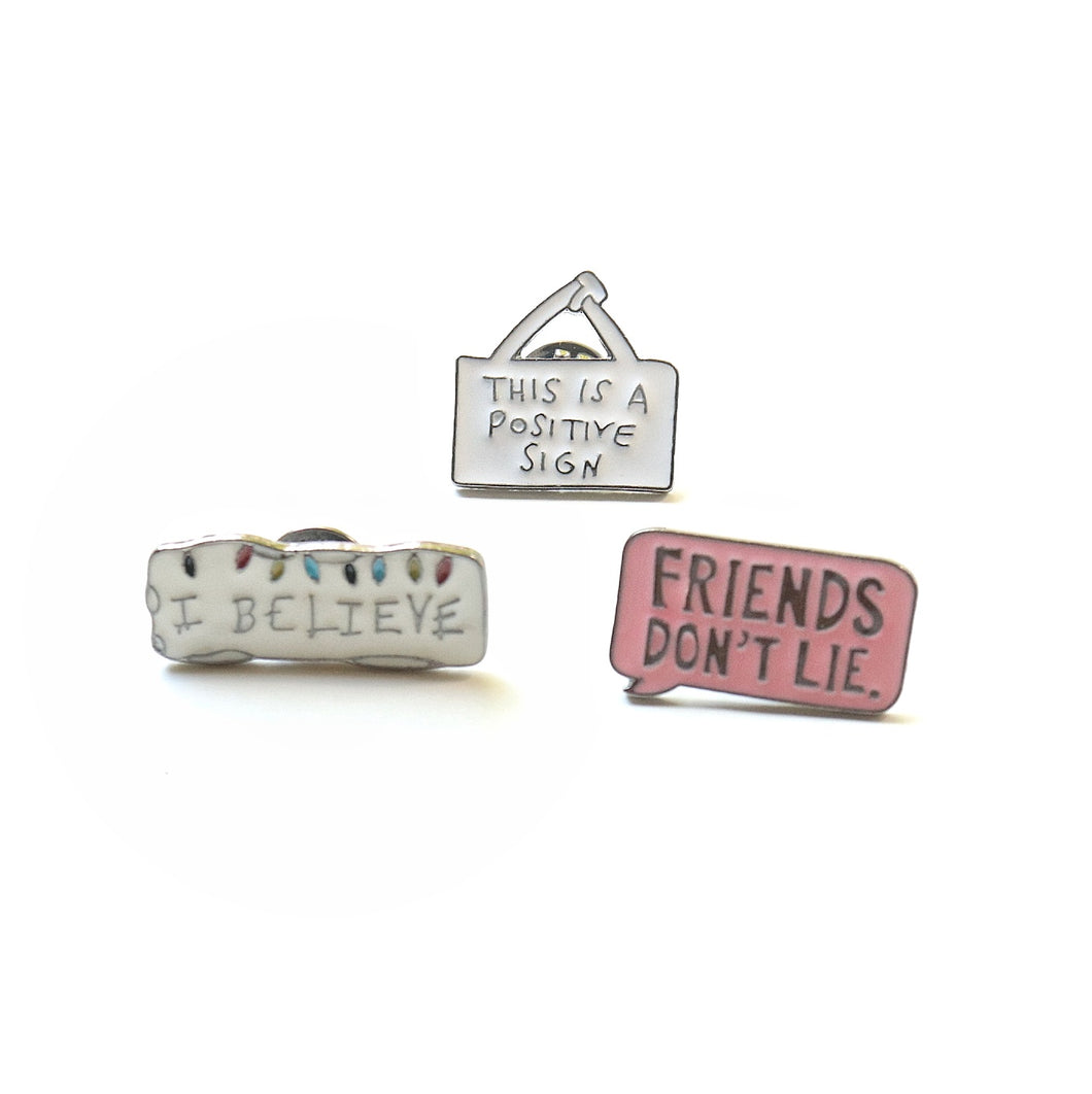 Weirder Things Show Enamel Pins