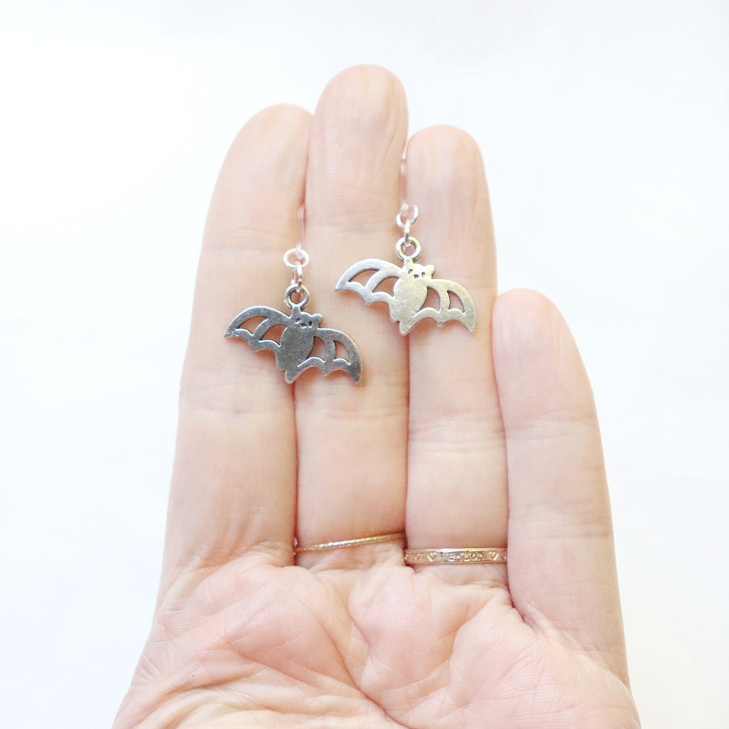 Bat Charm Earrings