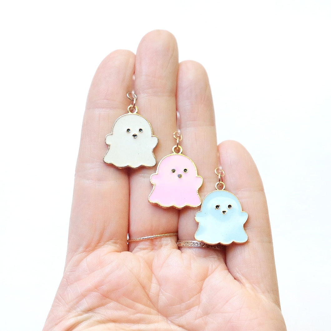 Ghost Charm Earrings