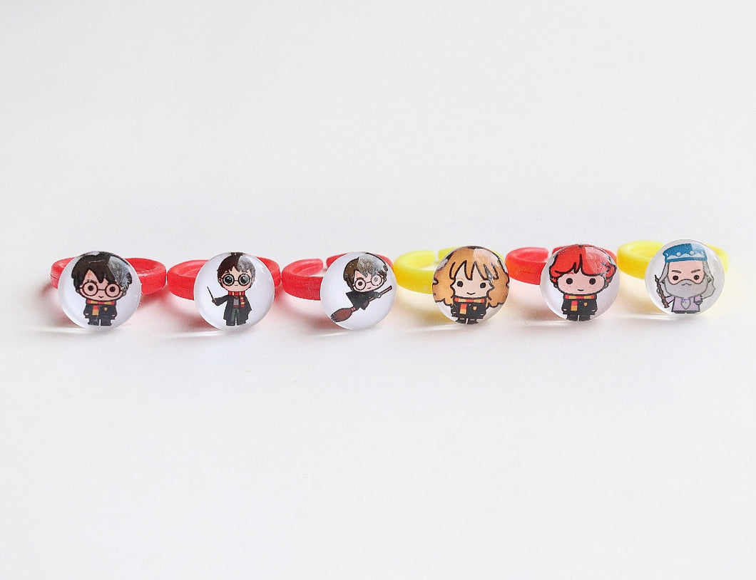 Wizard Movie Character Rings