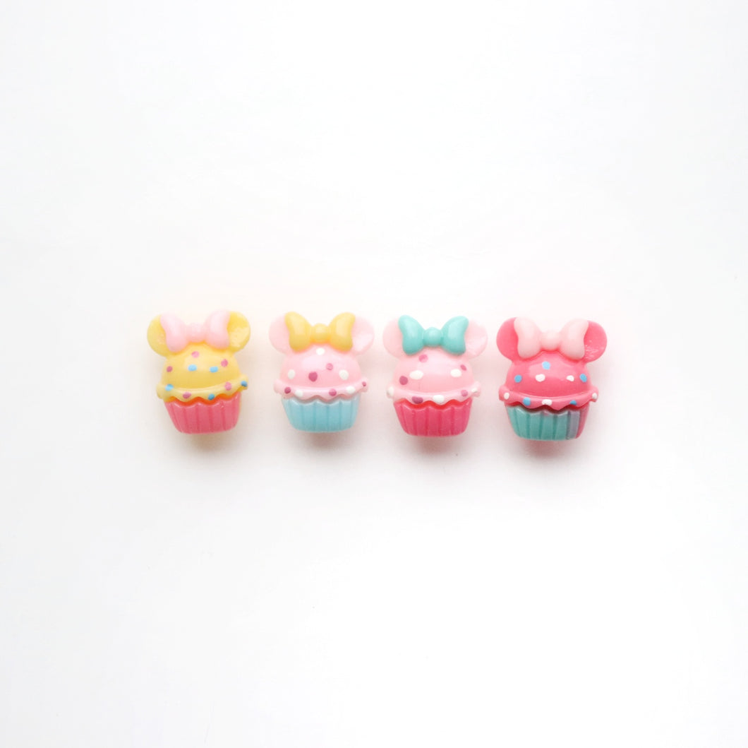 Mouse Cupcake Croc Charms