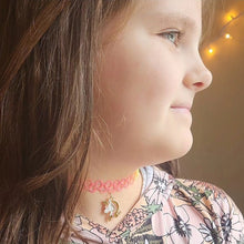 Load image into Gallery viewer, Glitter Unicorn Tattoo Choker
