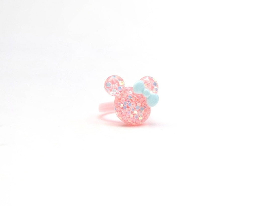 Glitter Mouse Ring