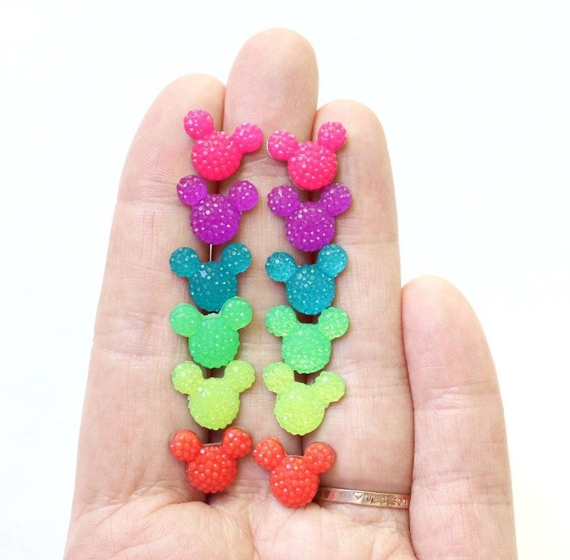 Mouse Head Earrings