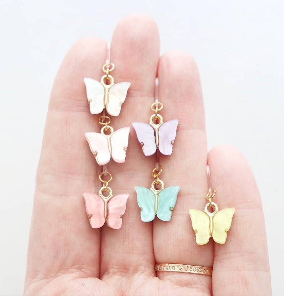 Butterfly Charm Earrings