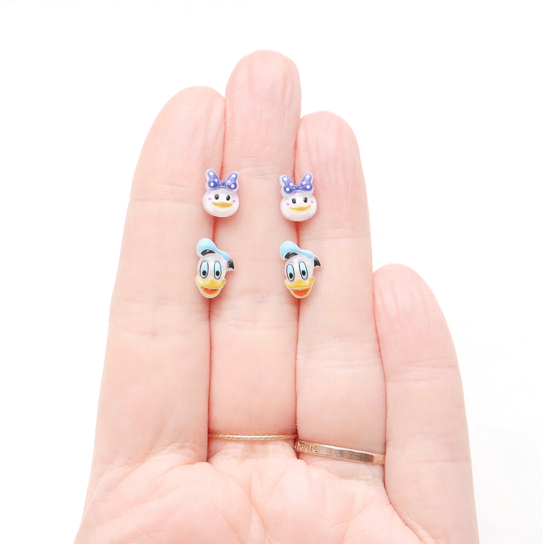 Duck Couple Earrings