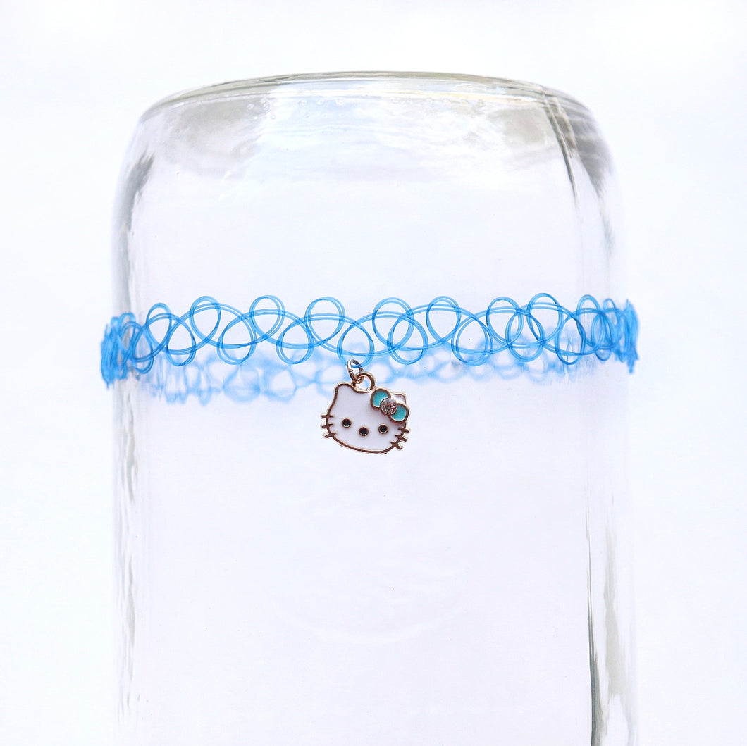 Hi Kitty Tattoo Choker