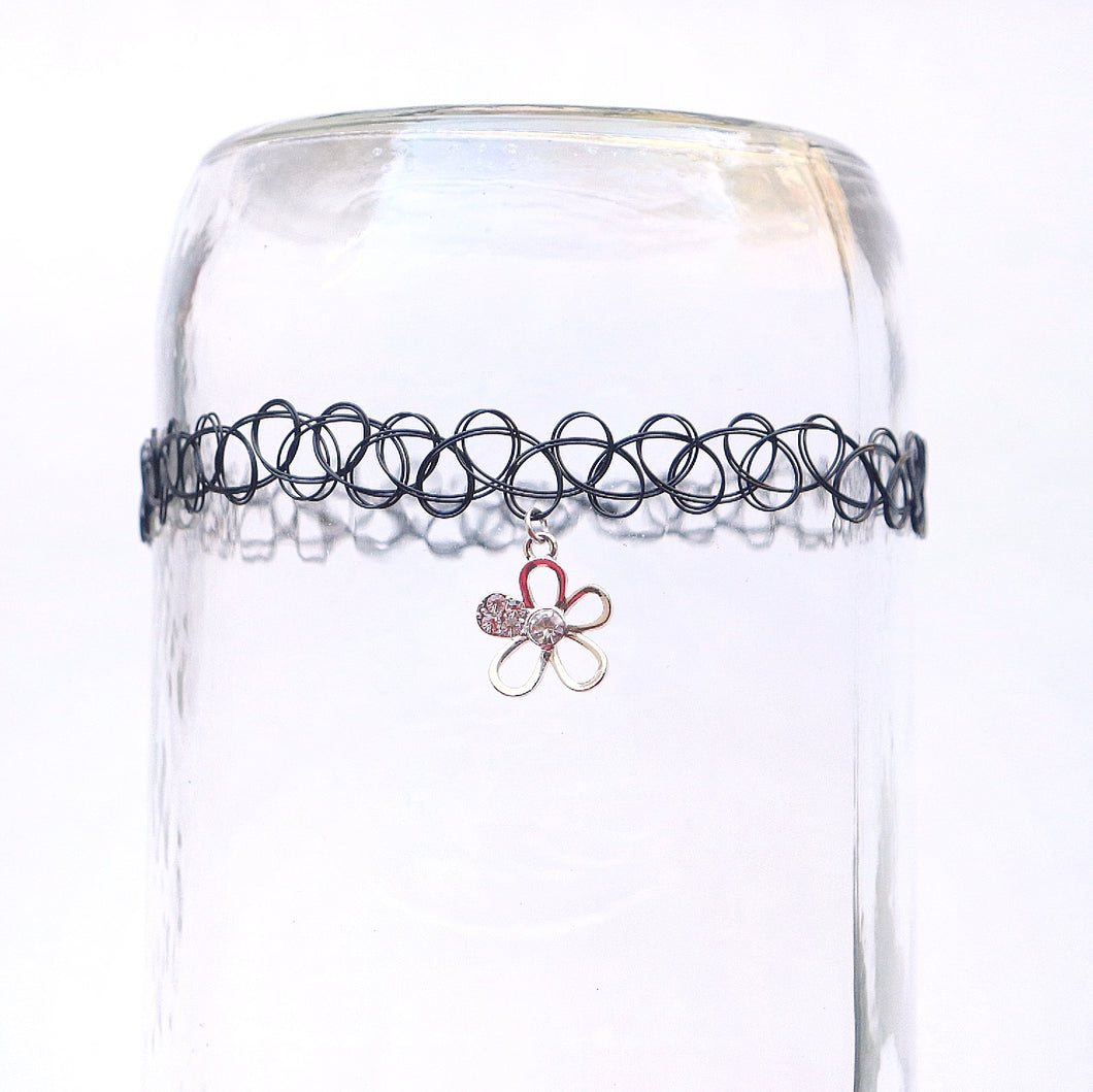 Flower Tattoo Choker