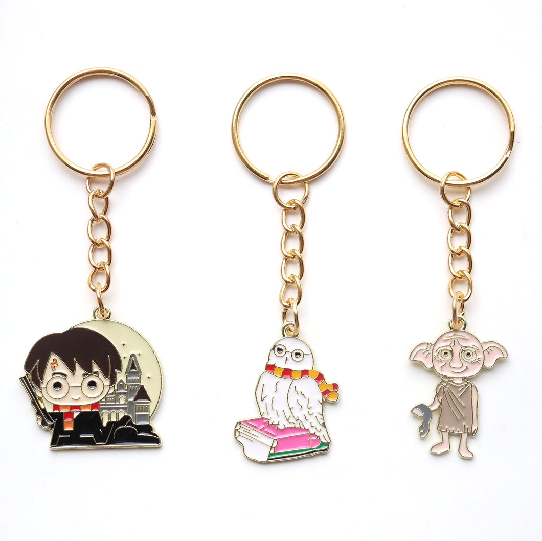 Boy Wizard Keychains