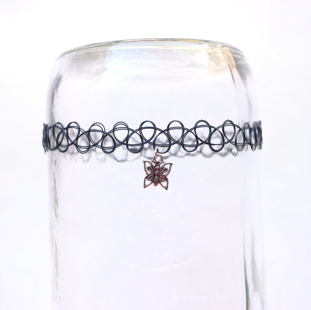 Butterfly Tattoo Choker