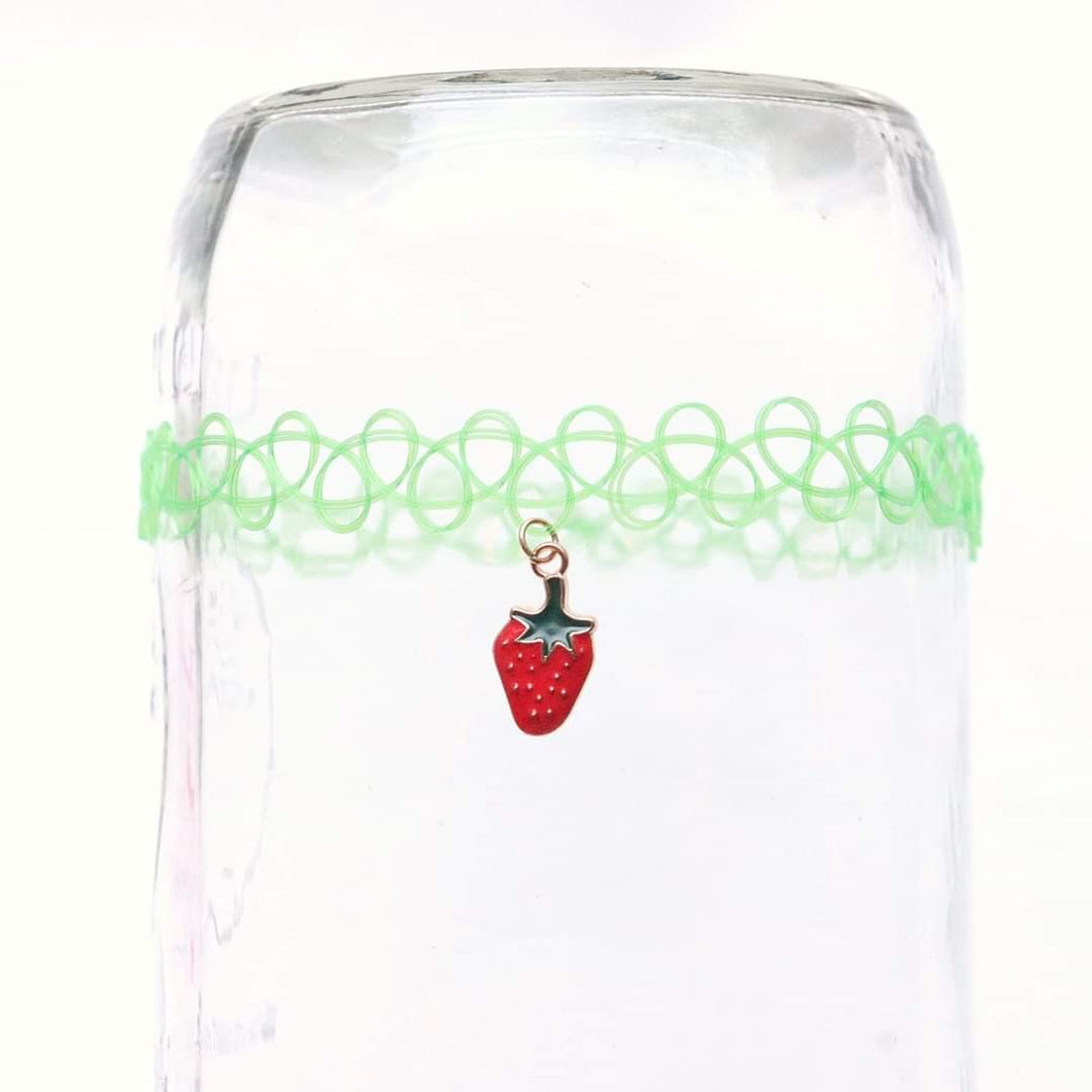 Strawberry Tattoo Choker