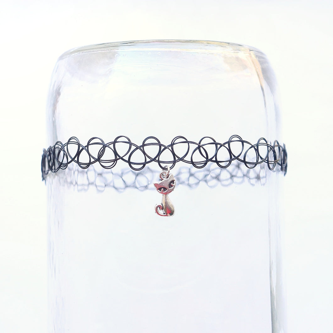 Kitty Tattoo Choker