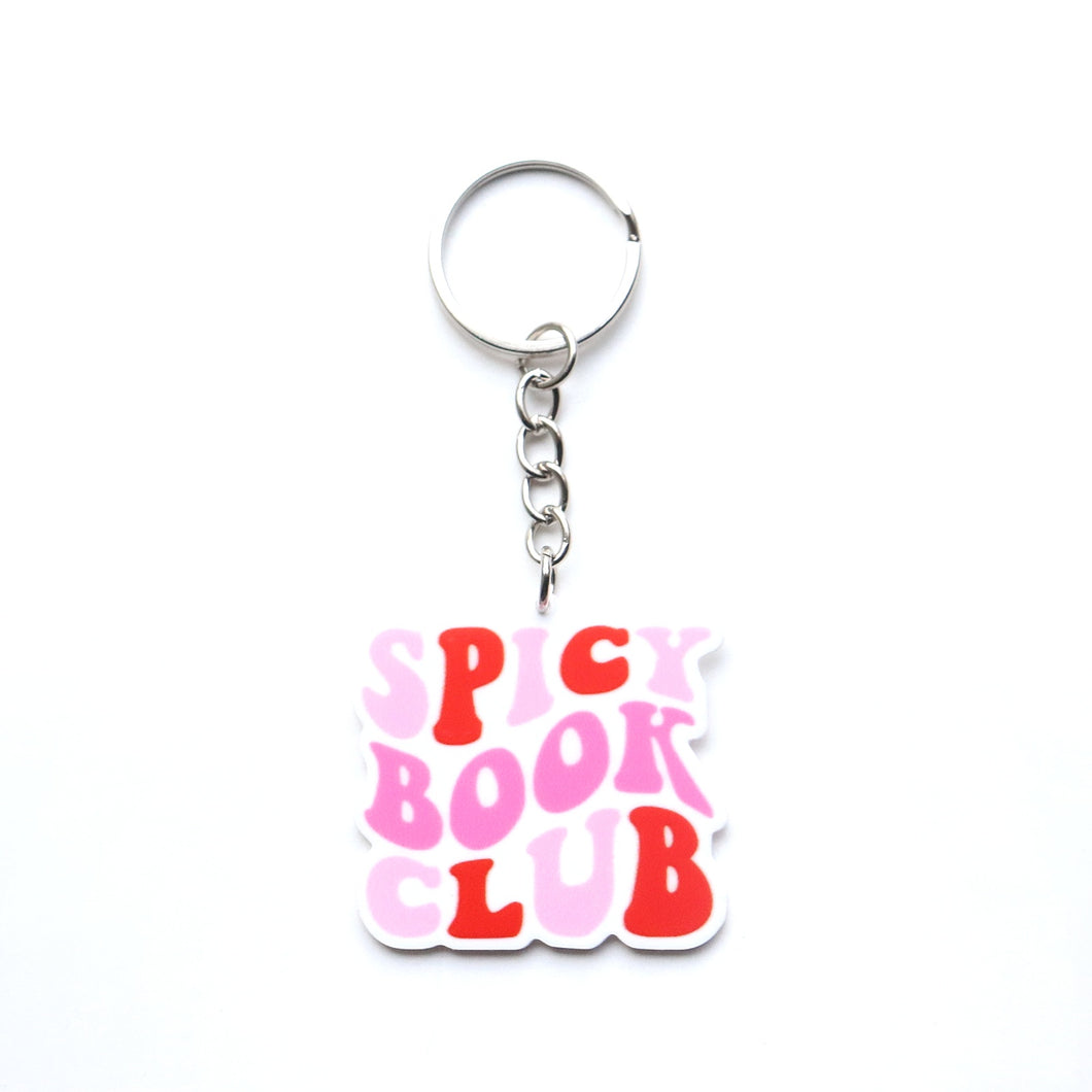 Spicy Book Club Keychain