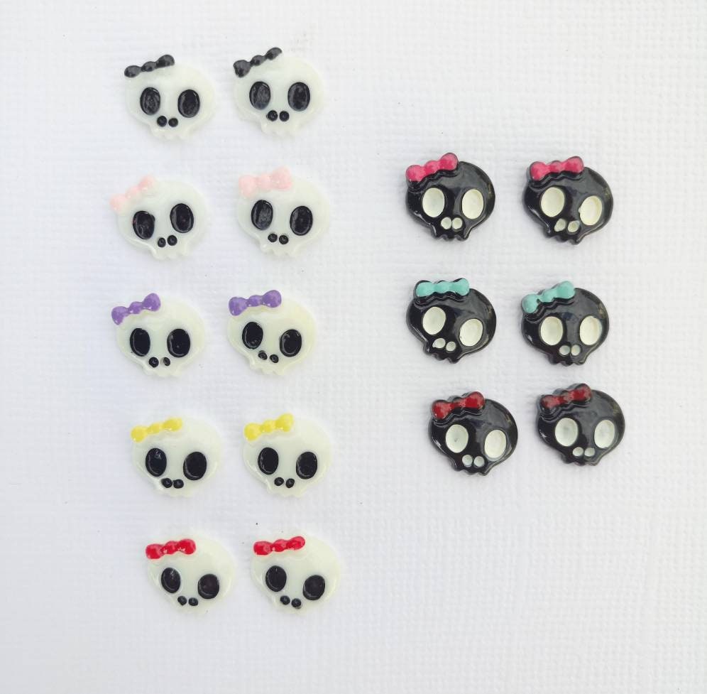 Girly Skull Earrings