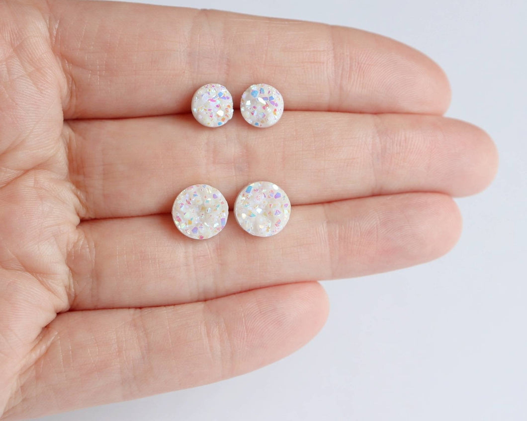 Birthday Cake Faux Druzy Earrings