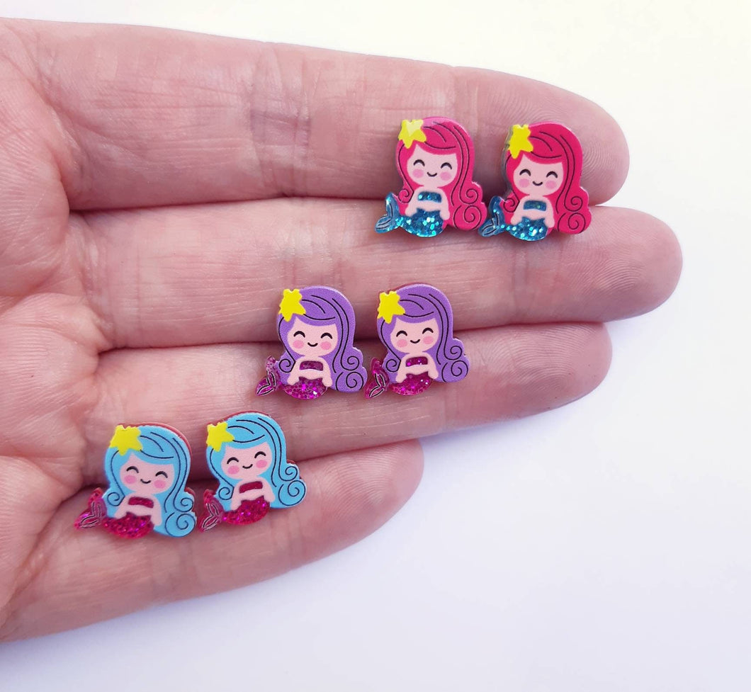 Glitter Mermaids Earrings