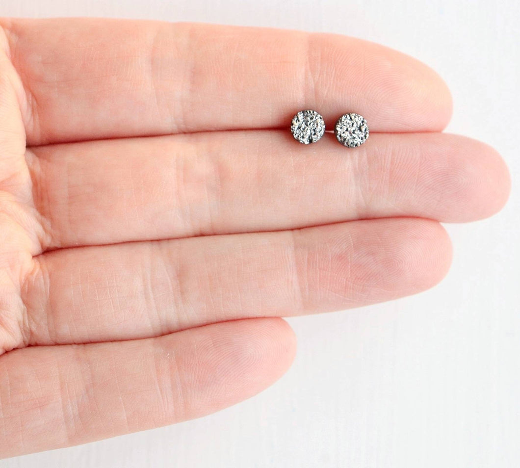 Super Mini Faux Druzy Earrings