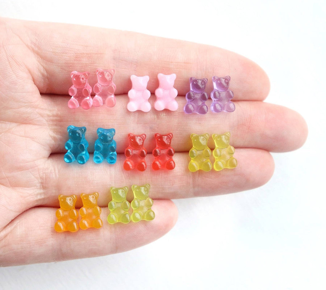 Mini Gummy Bear Earrings