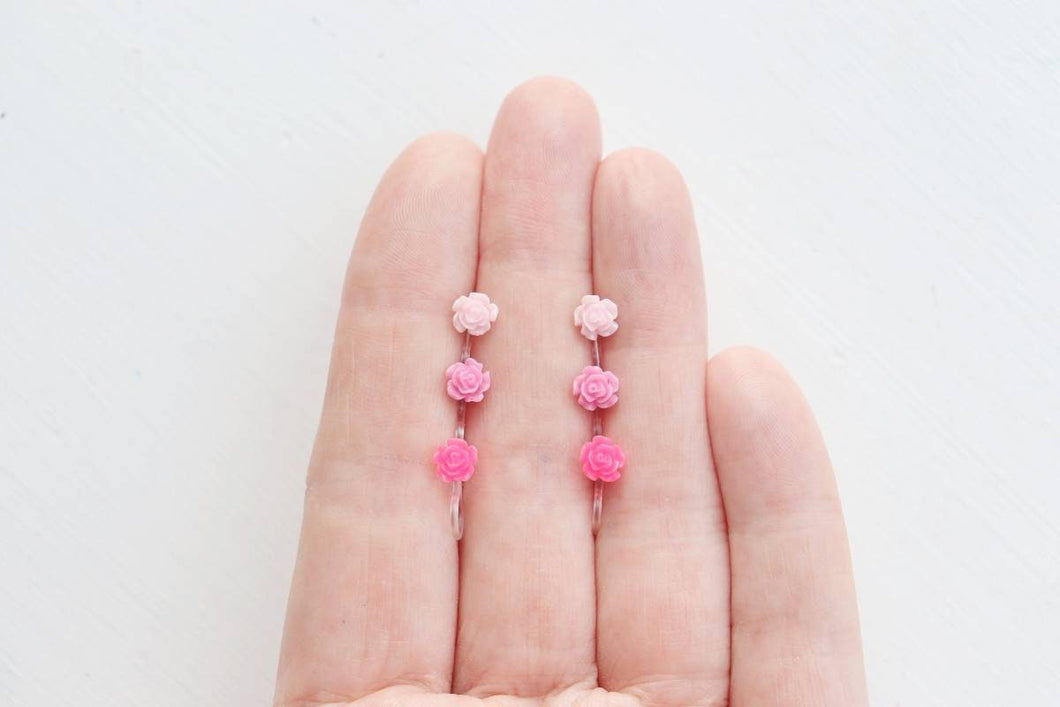 Mini Rose Earrings