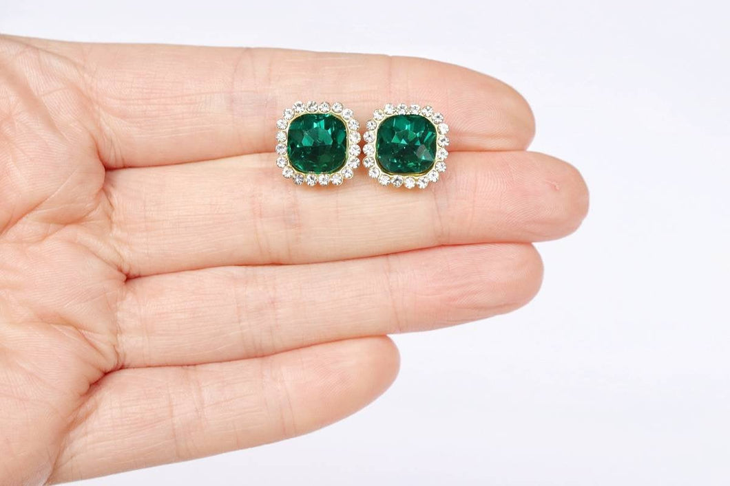 Holiday Rhinestone Earrings