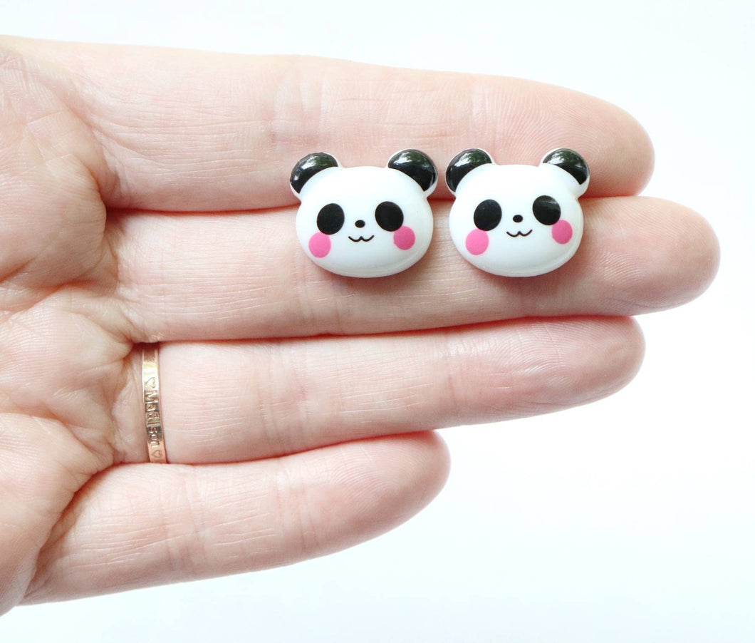 Panda Earrings