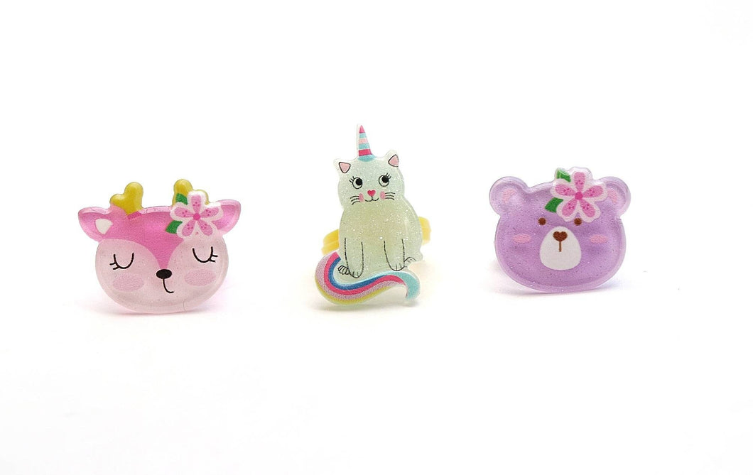 Cute Animal Kid Rings