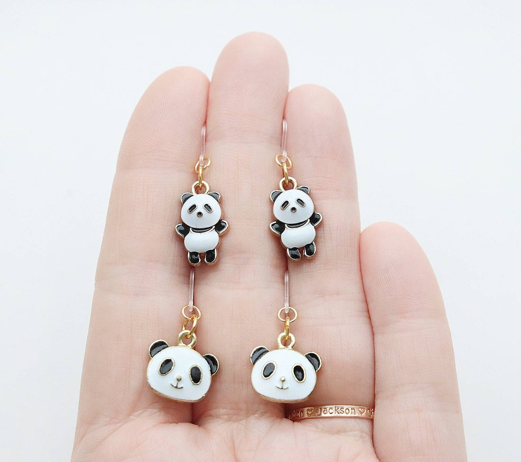 Panda Charm Earrings